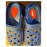 KU Fan Clogs, Size 7, New