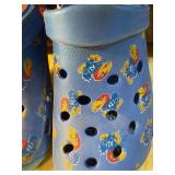 KU Fan Clogs, Size 7, New