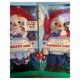 Raggedy Ann and Andy Dolls w/ Pull Strings