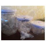 Vacuum Canisters, 3 Piece Storage Set, New in Box
