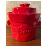 Red Sauerkraut Fermentation Pot, Like New