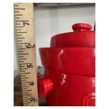 Red Sauerkraut Fermentation Pot, Like New