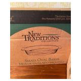 Pampered Chef Oval Baker and Cheese Grater, Both New in Box