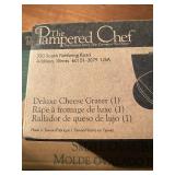 Pampered Chef Oval Baker and Cheese Grater, Both New in Box