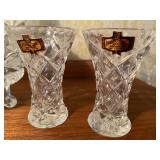 Vintage Cut Glass Lidded Candy Dish and Zajecar Crystal Pieces (2)