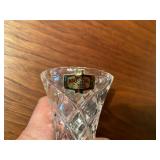 Vintage Cut Glass Lidded Candy Dish and Zajecar Crystal Pieces (2)