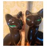MCM Ceramic Cats (one ear has chip - please see pictures)