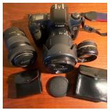 Canon Camera w/ Extra Lens