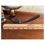 Pottery Pot, Rocks, Wood Birds