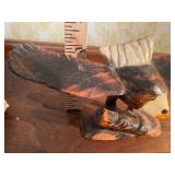 Pottery Pot, Rocks, Wood Birds