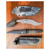 Knives, Desperado and Smith and Wesson/Taylor Cutlery, w/ Sheathes