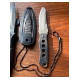 Knives, Smith & Wesson and American Warrior, w/ Sheathes