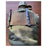 Military Issue Canteen and Coleman Watch