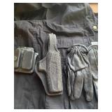Tactical-Style Vest w/ Gloves (like new) and MORE