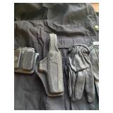 Tactical-Style Vest w/ Gloves (like new) and MORE