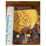 Leather Wallet and Pouch or Medicine Bag