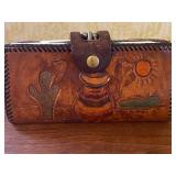 Leather Wallet and Pouch or Medicine Bag