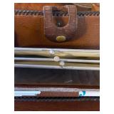 Leather Wallet and Pouch or Medicine Bag