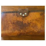 Leather Wallet and Pouch or Medicine Bag