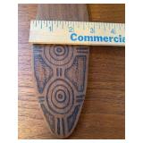 Ritual Musical Instrument, Wooden Bullroarer OR Aboriginal Message Board (?) Please Read Description
