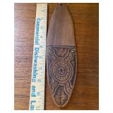 Ritual Musical Instrument, Wooden Bullroarer OR Aboriginal Message Board (?) Please Read Description