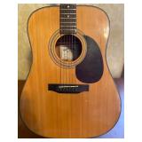 Sigma Guitar by Martin & Co, Model # DM1ST, Serial # 707182