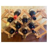 Wine Rack w/ Unopened Bottles