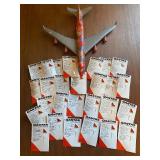 Quantas Airplane and Vintage Pins