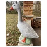 Large Cement Goose
