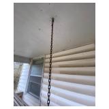 Large Wood Porch Swing on Chain