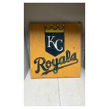 KC Royals Hand-Painted Wood Sign