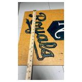KC Royals Hand-Painted Wood Sign