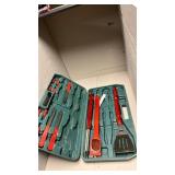 BBQ Grill Tool Set with Case - Missing Some Pieces