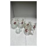 A&W Root Beer Glass Mugs Set - There Is Some Chips On Some of Them
