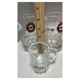 A&W Root Beer Glass Mugs Set - There Is Some Chips On Some of Them