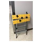 Portable Folding Workbench with Ruler