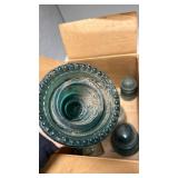 Box of Glass Telegraph Insulators