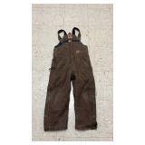Berne Youth Insulated Brown Overalls - Size 6/8