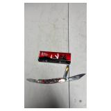 Steel Warrior Wrangler Stockman - Red Walnut Jigged Bone Handles Pocket Knife Knives