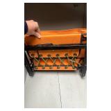 Defenders Orange Stadium Seat with Folding Frame