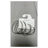 Maurices Silver Tone Hoop Earrings Set