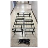 Steel Bed Frame Twin Size That Can Be Turned Into a Full Sized Bed Frame - Measurements In The Pictures