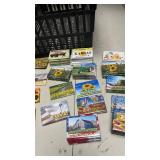 Kansas Souvenir Magnet Collection - Bulk Lot w/Grocery Basket