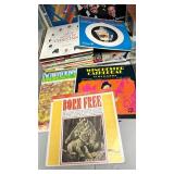 Mixed Lot of Classic Vinyl Records - Holiday and Pop Collection