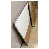 Dual-Surface Combination Board 3ft x 4ft (Is Bent But Still Functionable)