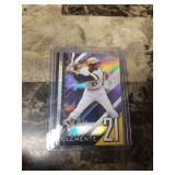 2020 Topps Chrome Roberto Clemente Pittsburgh Pirates Baseball Card