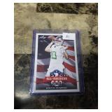 2020 Leaf All-American Draft Justin Herbert Oregon Ducks Rookie Football Card