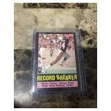 1985 Topps Record Breaker Walter Payton Chicago Bears Football Card