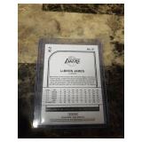 2019 Panini Hoops Basketball LeBron James Los Angeles Lakers Card