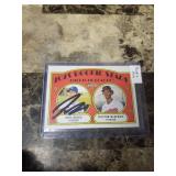 2021 Topps Heritage Kris Bubic Autographed & Triston McKenzie Rookie Baseball Card